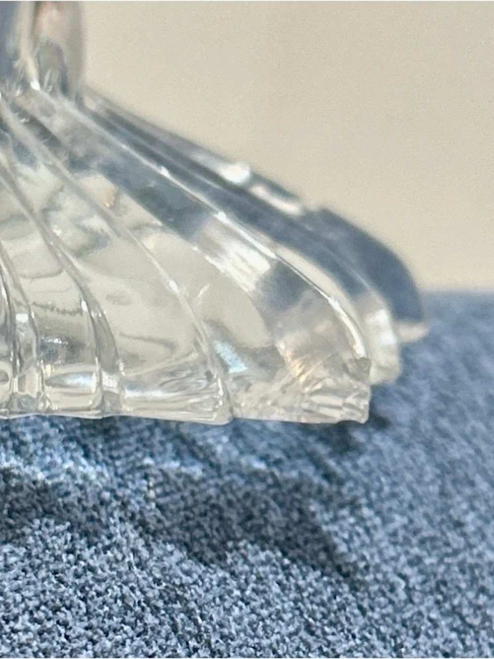 Set of Vtg Mikasa Crystal Motion Starburst Art Glass Candle Holders Austria